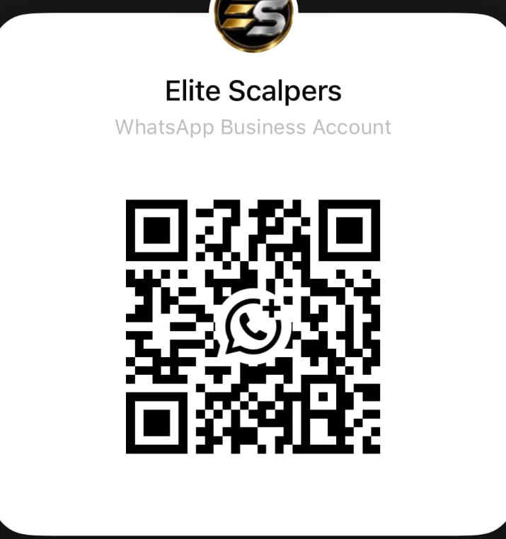 WhatsApp QR code — scan to start a chat with Elite Scalpers